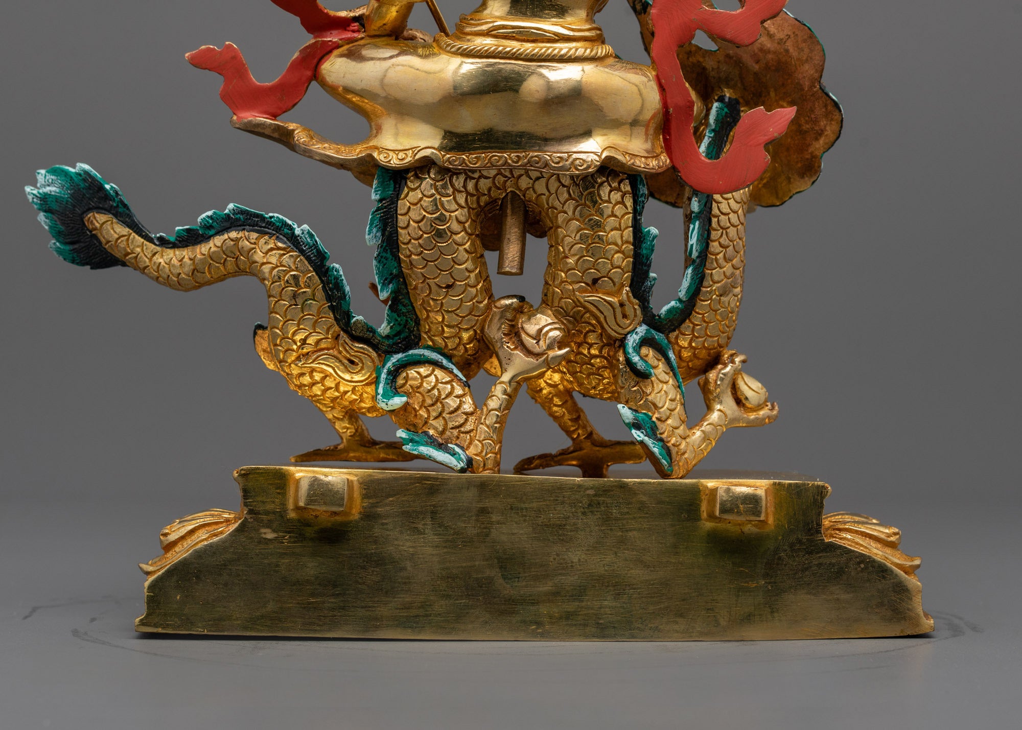 White Dzambhala Statue | Tibetan Wealth Deity Handcrafted in Nepal