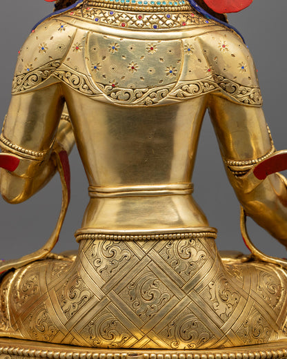 Dukar White Umbrella Statue | Tibetan Deity of Defense