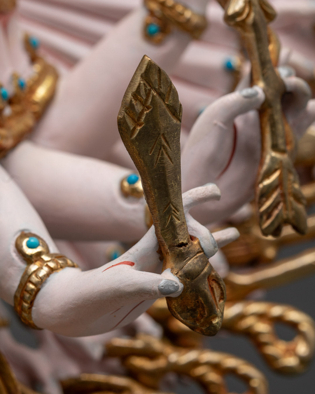 Tibetan 1000-Armed Sitatapatra Statue | White Umbrella Deity