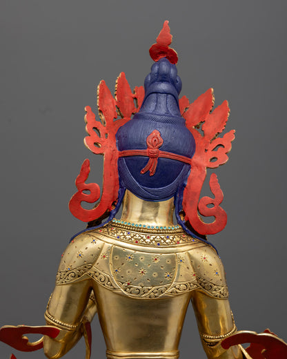 Dukar White Umbrella Statue | Tibetan Deity of Defense
