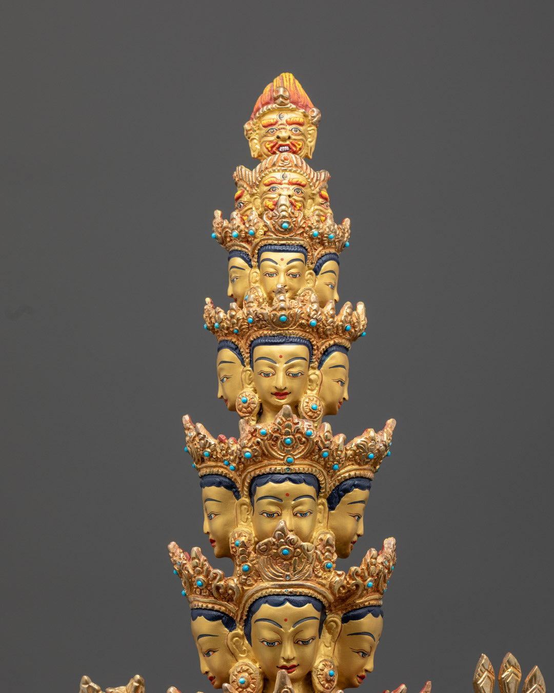 Tibetan 1000-Armed Sitatapatra Statue | White Umbrella Deity