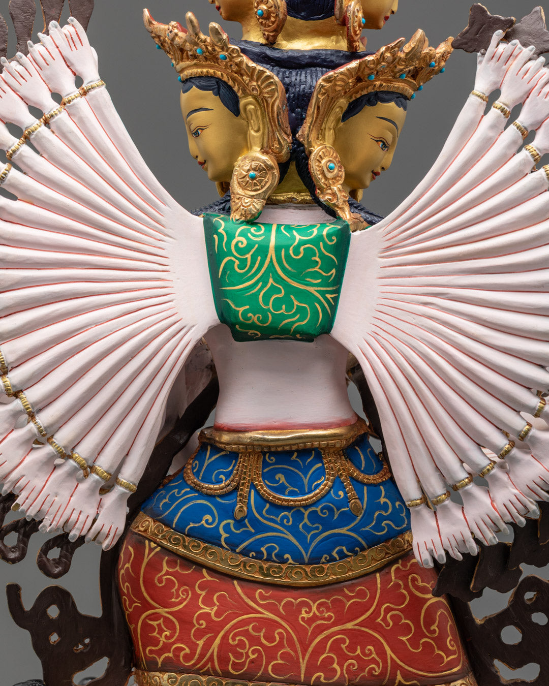 Tibetan 1000-Armed Sitatapatra Statue | White Umbrella Deity