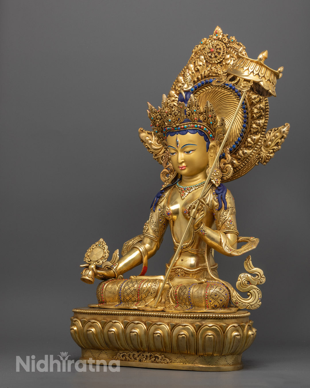Dukar White Umbrella Statue | Tibetan Deity of Defense