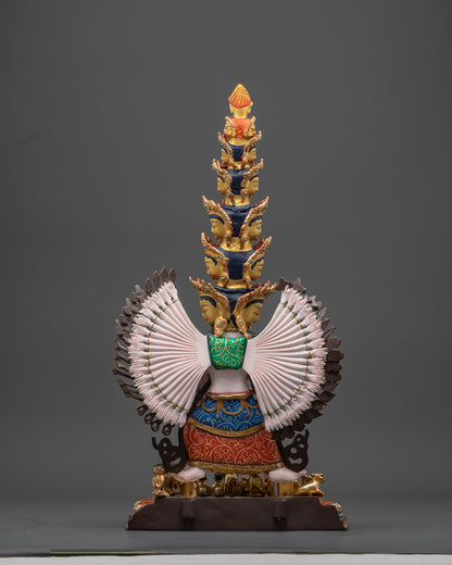 Tibetan 1000-Armed Sitatapatra Statue | White Umbrella Deity
