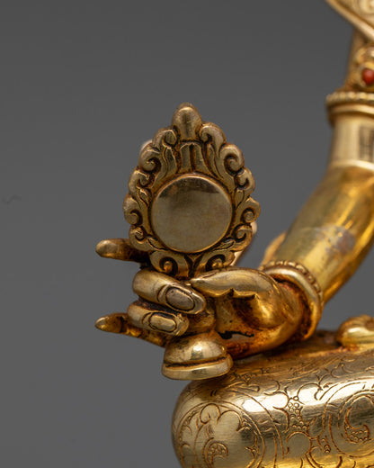 Handcrafted Dukar Statue | Tibetan Goddess of Wealth