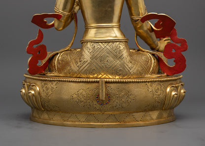 Dukar White Umbrella Statue | Tibetan Deity of Defense