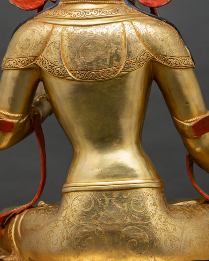 Grand Dukar Statue | White Umbrella Goddess for Spiritual Protection