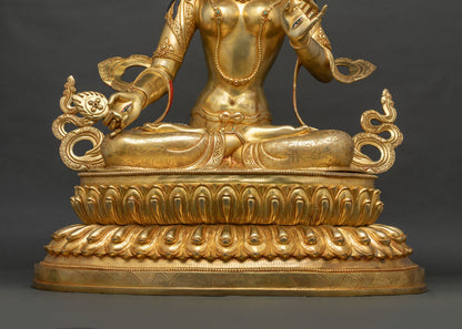Grand Dukar Statue | White Umbrella Goddess for Spiritual Protection