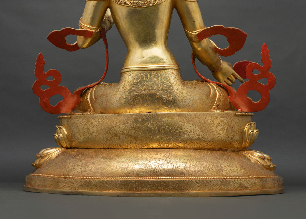 Grand Dukar Statue | White Umbrella Goddess for Spiritual Protection