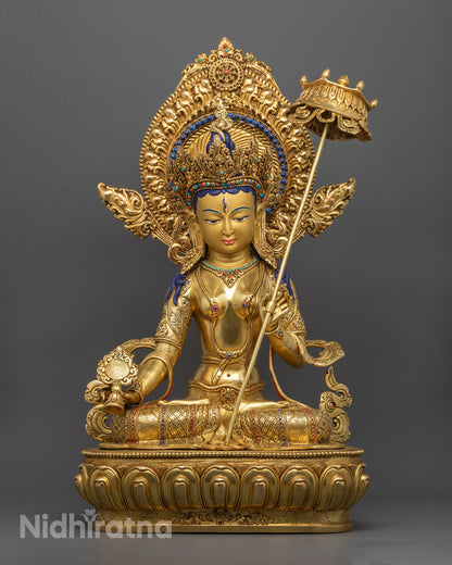 Dukar White Umbrella Statue | Tibetan Deity of Defense