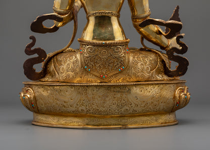 Handcrafted Sitatapatra Statue | The White Umbrella Deity