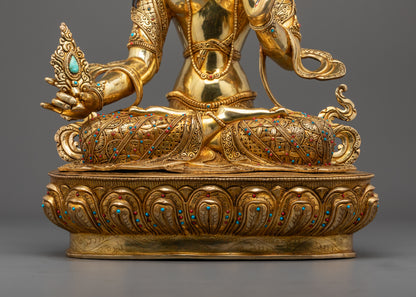 Handcrafted Sitatapatra Statue | The White Umbrella Deity