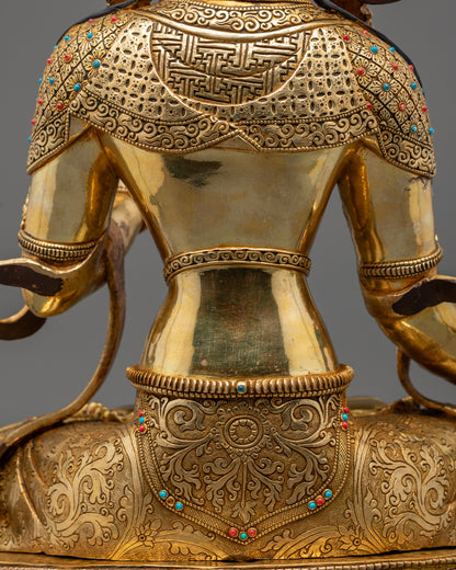 Handcrafted Sitatapatra Statue | The White Umbrella Deity