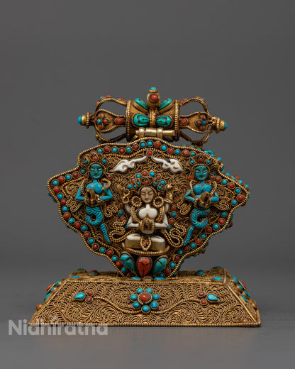 Sacred Ghau Box with Chenrezig