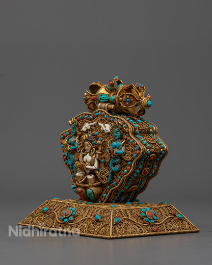Sacred Ghau Box with Chenrezig