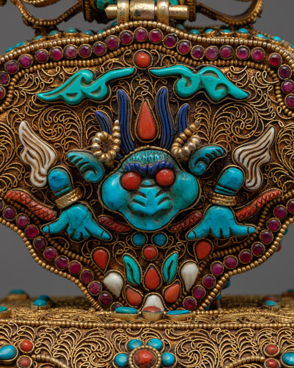 Sacred Ghau Box with Chenrezig