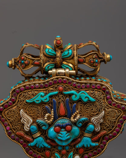 Sacred Ghau Box with Chenrezig