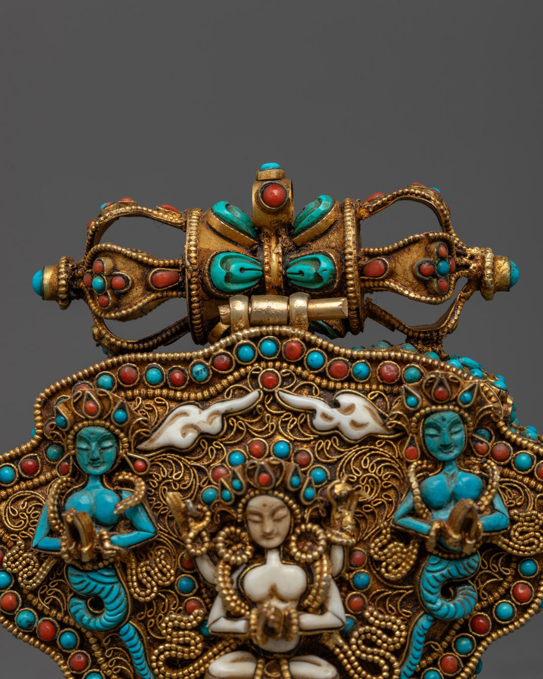 Sacred Ghau Box with Chenrezig