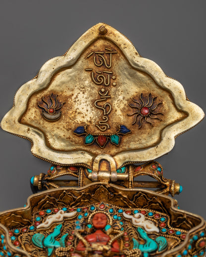 Sacred Ghau Box with Chenrezig