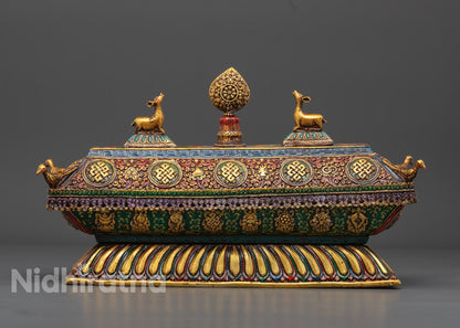 Tibetan Copper Incense Burner | Buddhist Ritual Item