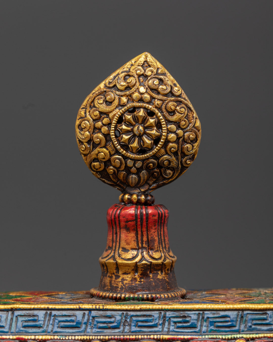 Tibetan Copper Incense Burner | Buddhist Ritual Item
