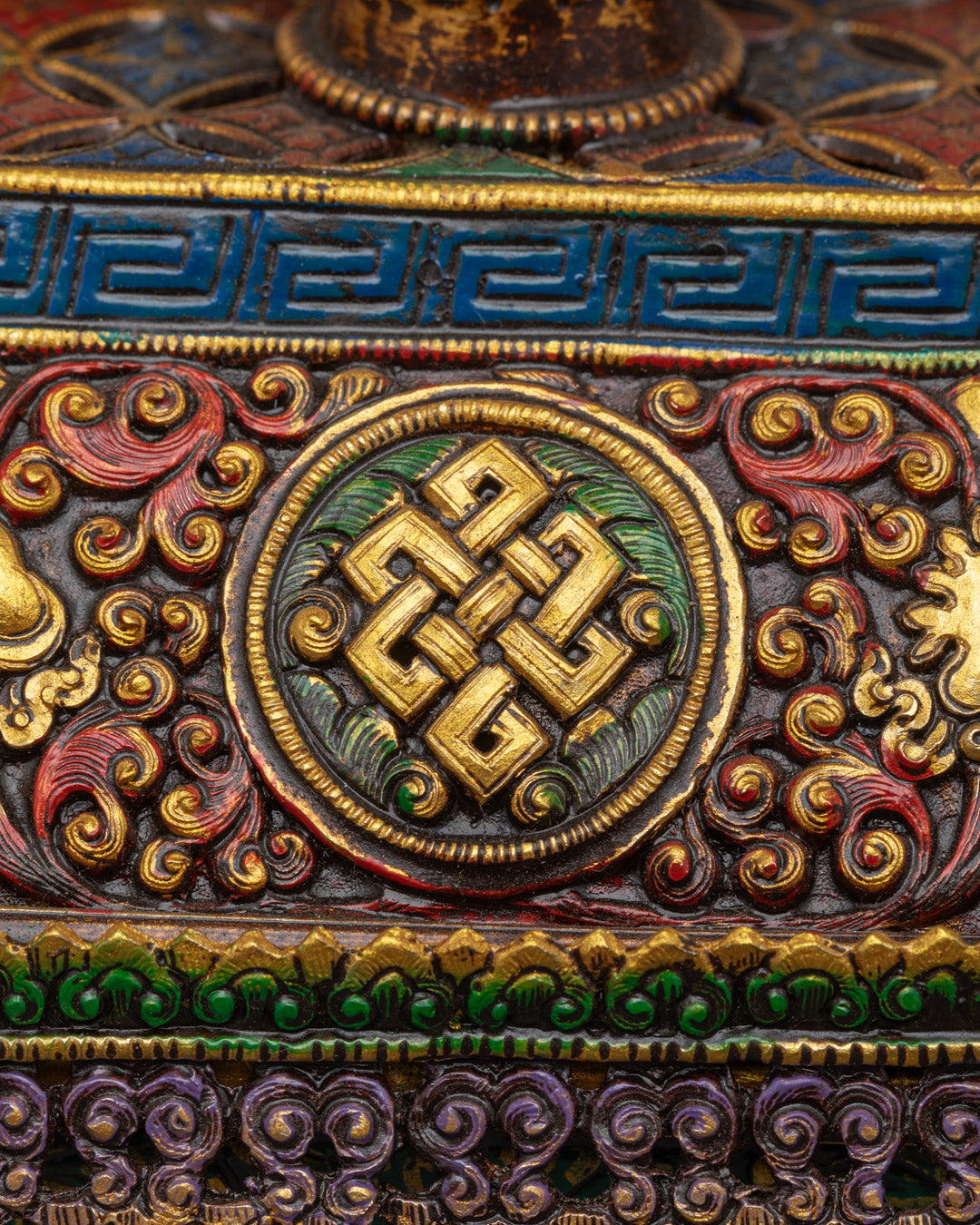 Tibetan Copper Incense Burner | Buddhist Ritual Item