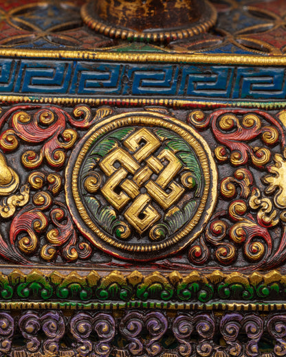 Tibetan Copper Incense Burner | Buddhist Ritual Item