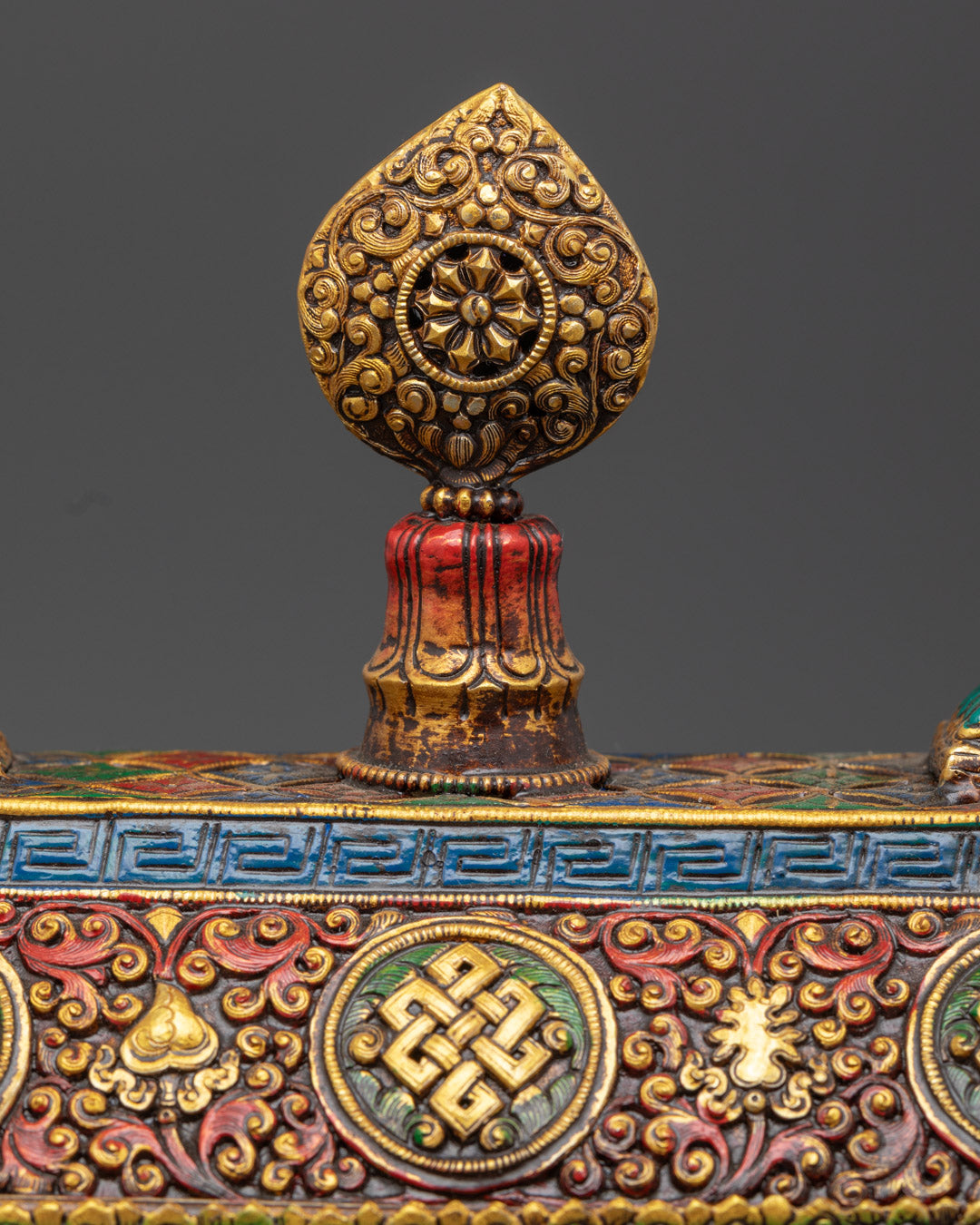 Tibetan Copper Incense Burner | Buddhist Ritual Item