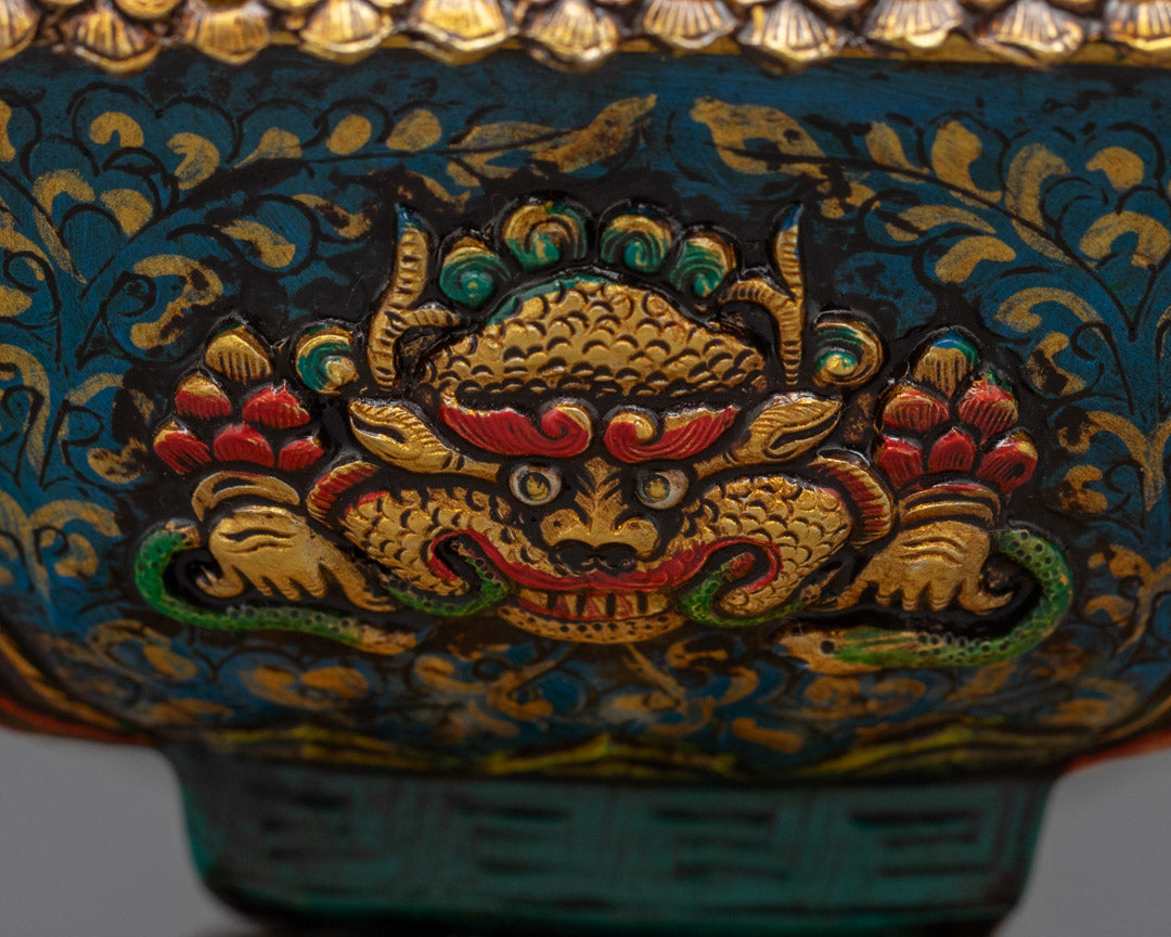 Tibetan Copper Incense Burner | Buddhist Ritual Item