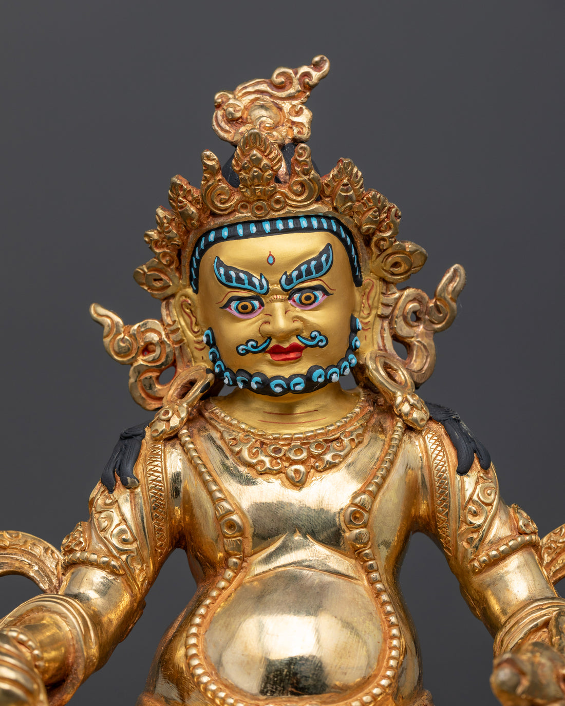 Dzambhala Statue | Spiritual Icon with 24k Gold Finish