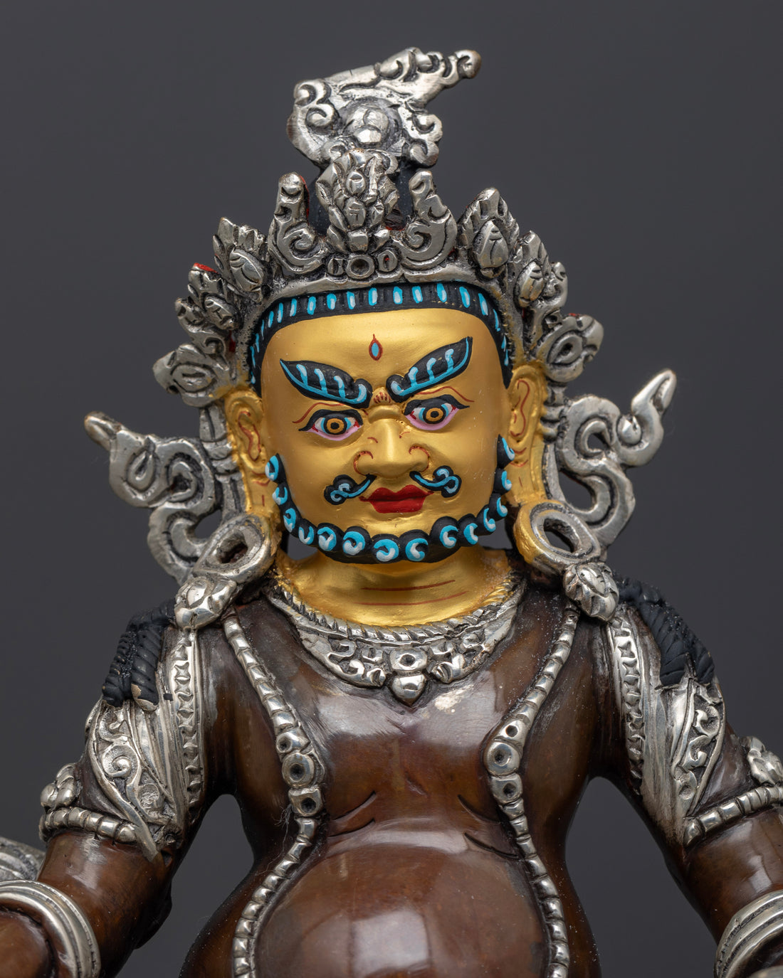 Oxidized Dzambhala Statue: A Spiritual Representation of Wealth