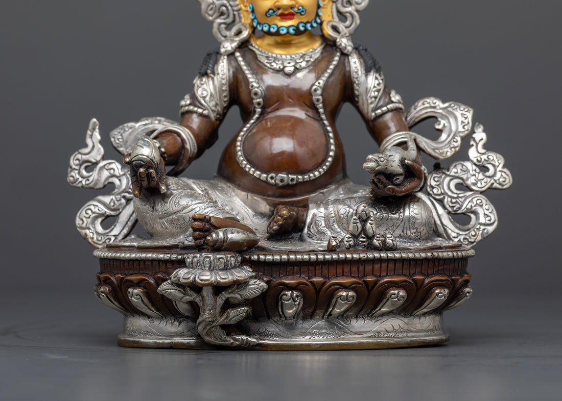 Oxidized Dzambhala Statue: A Spiritual Representation of Wealth