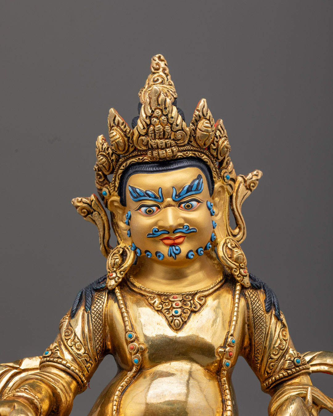 Tibetan Dzambala Statue | Handmade Buddhist Wealth God