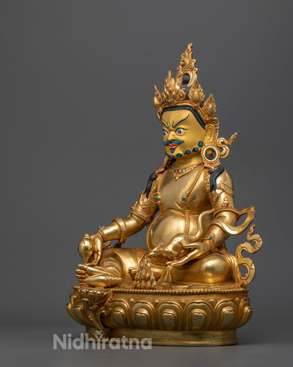 Handmade Dzambhala Statue for Wealth and Fortune