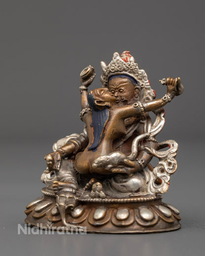 Traditional Dzambhala with yab-yum Statue