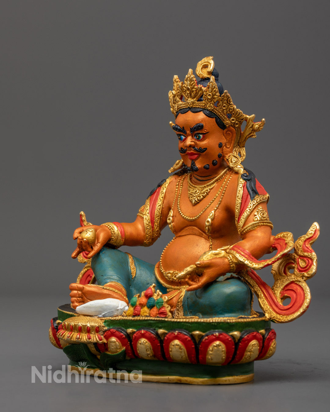 Dzambala Tibetan Wealth God Statue