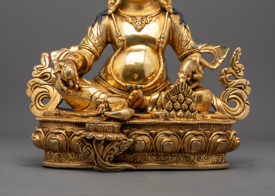 Tibetan Dzambala Statue | Handmade Buddhist Wealth God