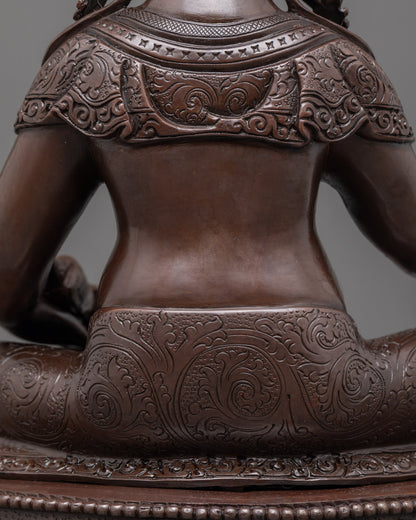 Oxidized Jambhala Statue | Wealth Deity