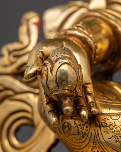 Tibetan Dzambala Statue | Handmade Buddhist Wealth God