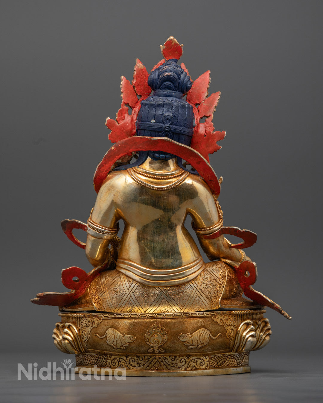 Yellow Dzambhala Sculpture | Lord Kubera