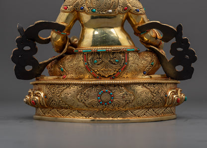 Dzambhala | Yellow Jambhala Wealth Statue