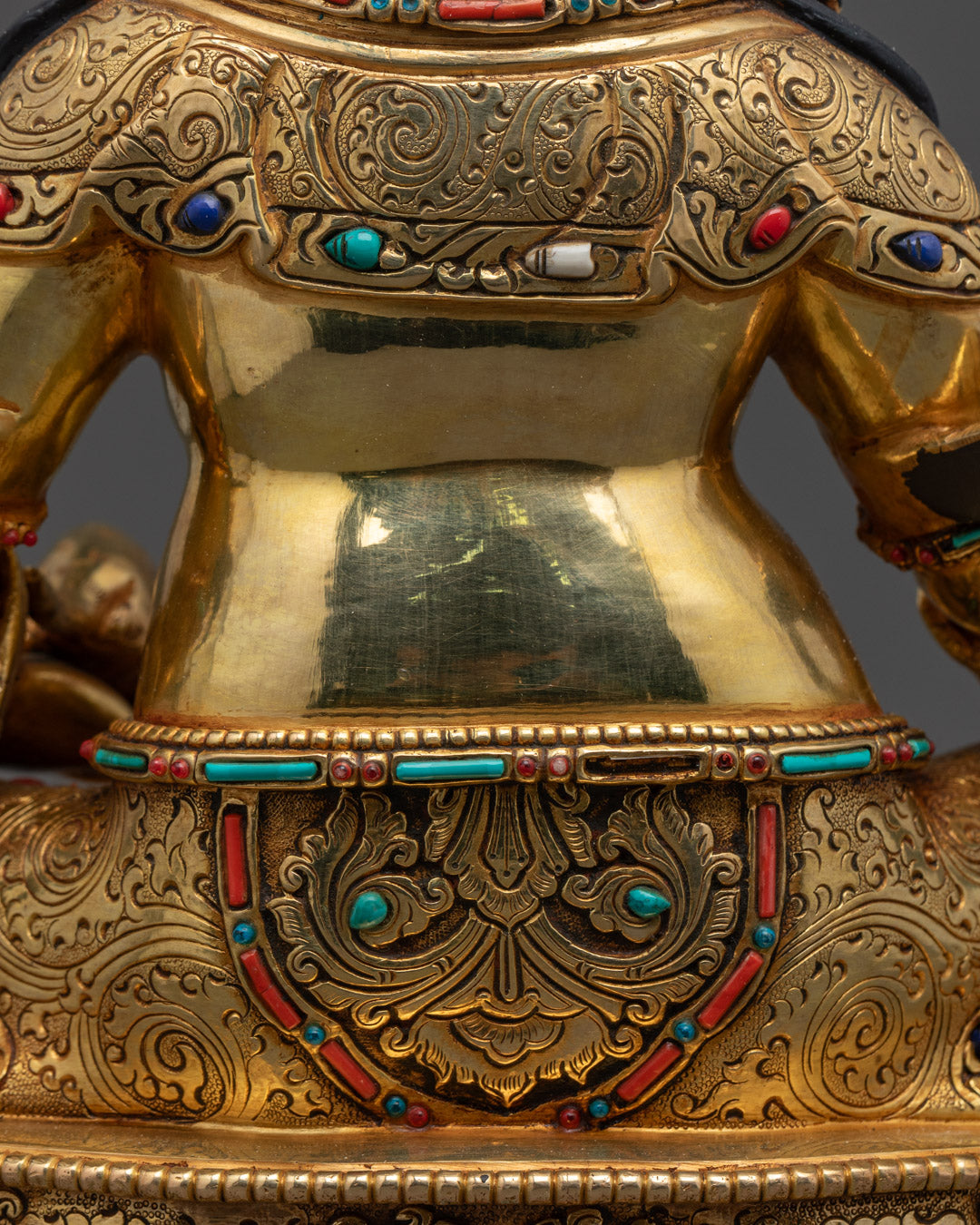 Dzambhala | Yellow Jambhala Wealth Statue