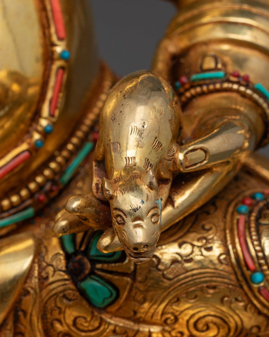 Dzambhala | Yellow Jambhala Wealth Statue