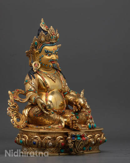 Dzambhala | Yellow Jambhala Wealth Statue