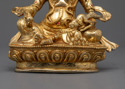 Dzambhala Statue | God of Wealth in Traditional Himalayan Art
