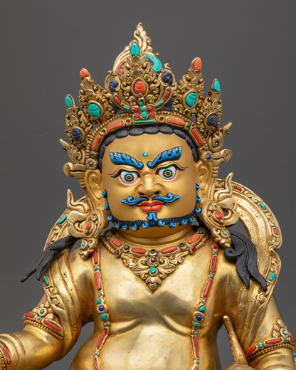 Sacred Dzambhala Statue | Himalayan Art for Abundance