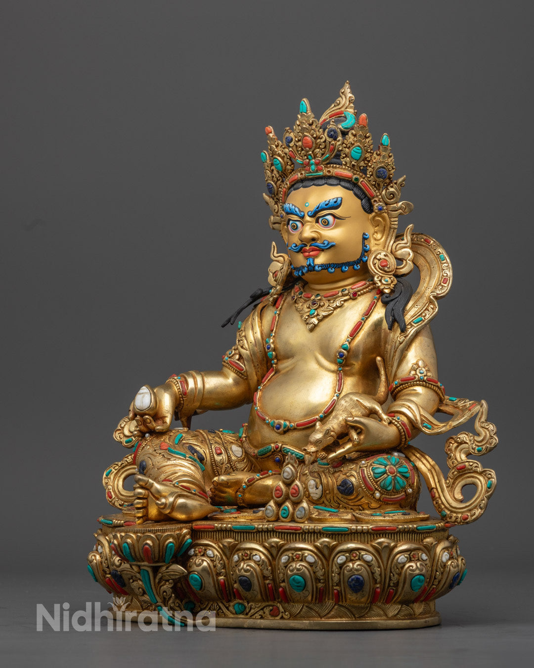 Sacred Dzambhala Statue | Himalayan Art for Abundance