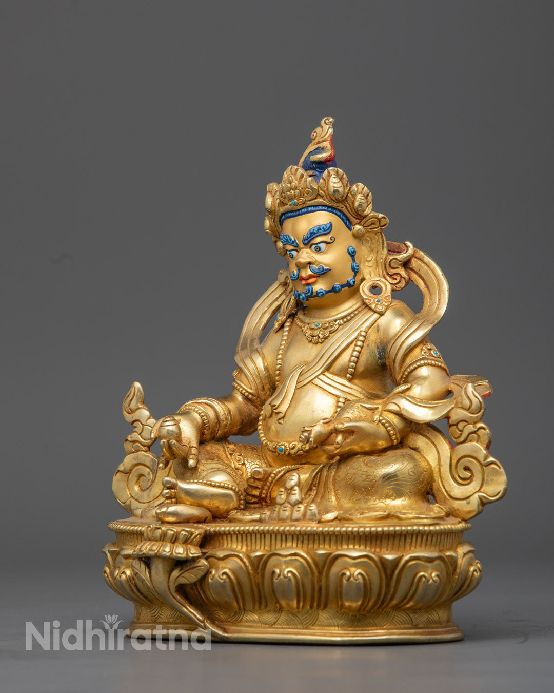 Buddhist Dzambhala Statue | Handcrafted in Nepal