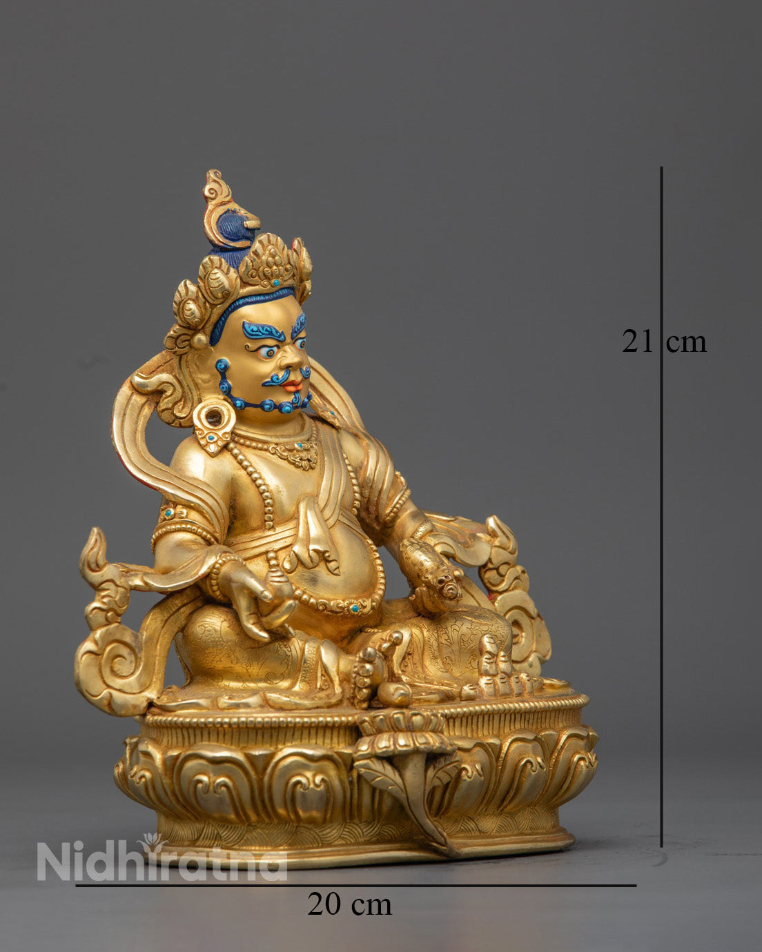 Buddhist Dzambhala Statue | Handcrafted in Nepal