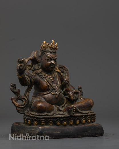 Tibetan Dzambhala Statue | Sacred Buddhist Idol for Money